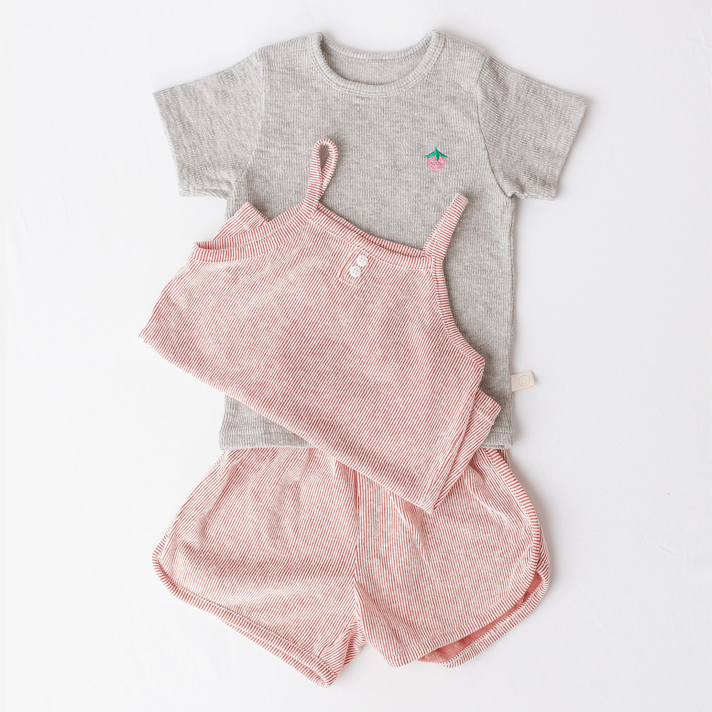 Summer Sleeveless Ribbed Set