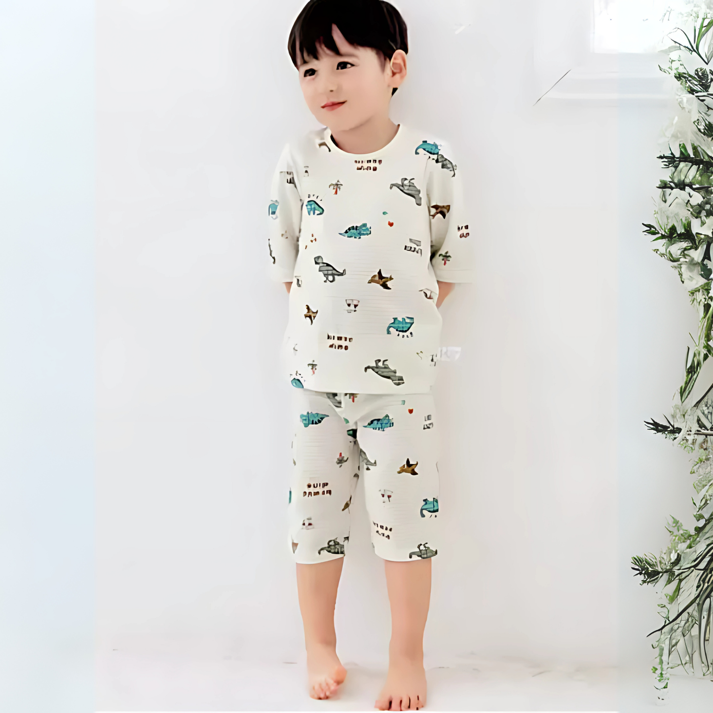 Dino Summer Knit Lounge Set