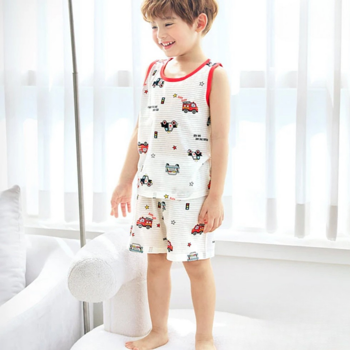 Firetruck Summer Knit Lounge Set