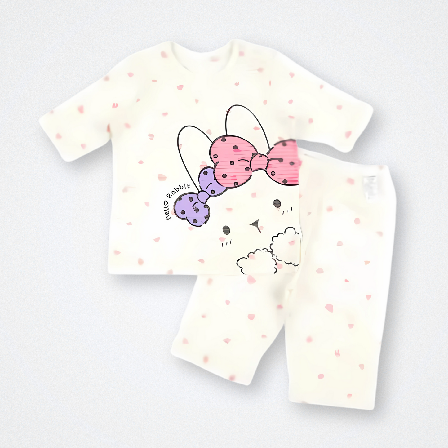 Big Bow Summer Knit Lounge Set