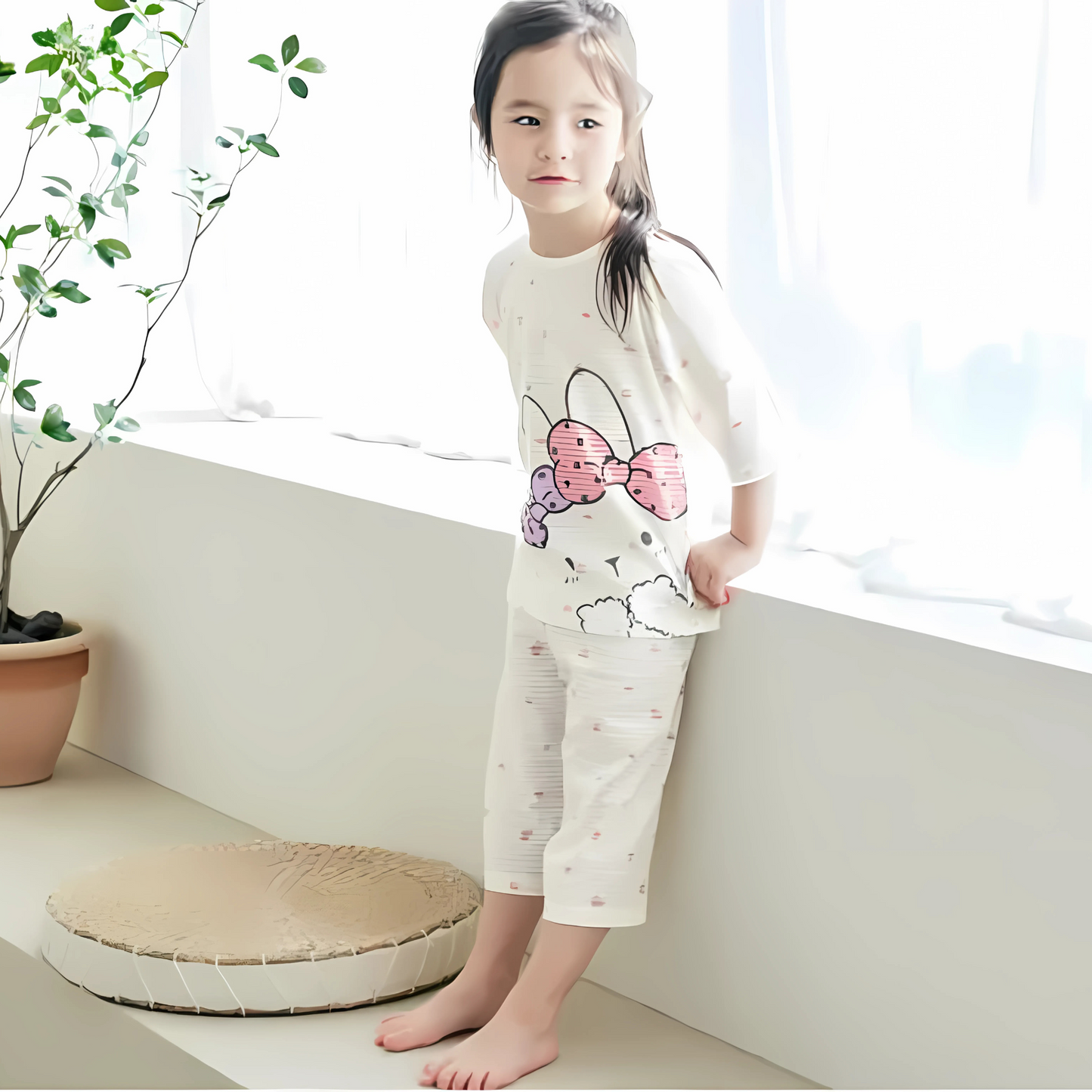 Big Bow Summer Knit Lounge Set