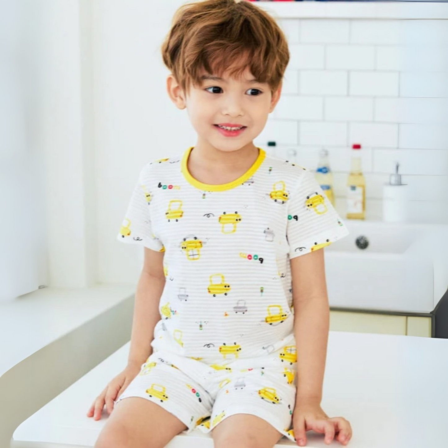 Yellow Cruiser Summer Knit Lounge Set