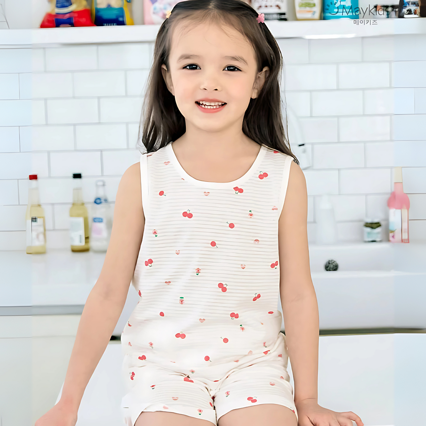 Sweet Cherry Summer Knit Lounge Set