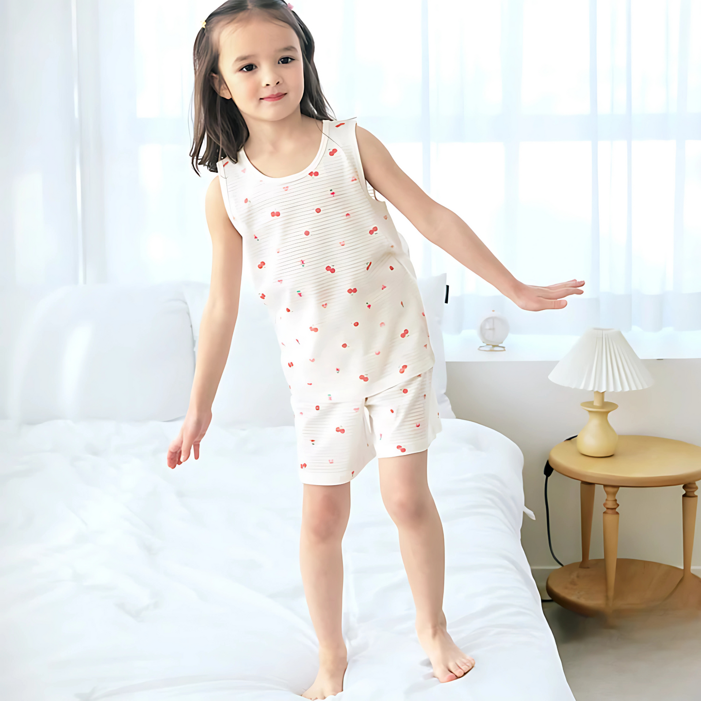 Sweet Cherry Summer Knit Lounge Set