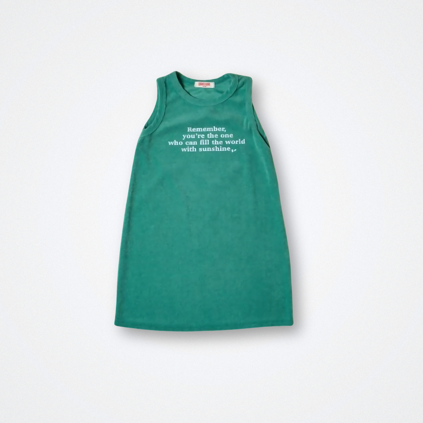 "Remember" Terry Dress