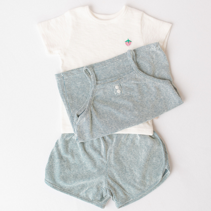 Summer Sleeveless Ribbed Set