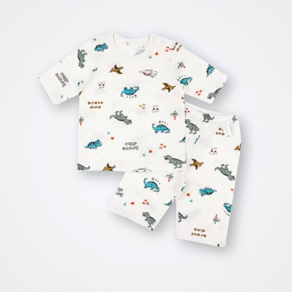 Dino Summer Knit Lounge Set