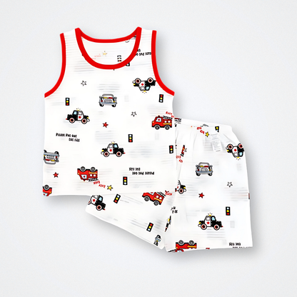 Firetruck Summer Knit Lounge Set
