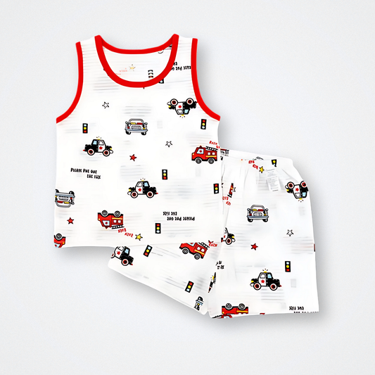 Firetruck Summer Knit Lounge Set
