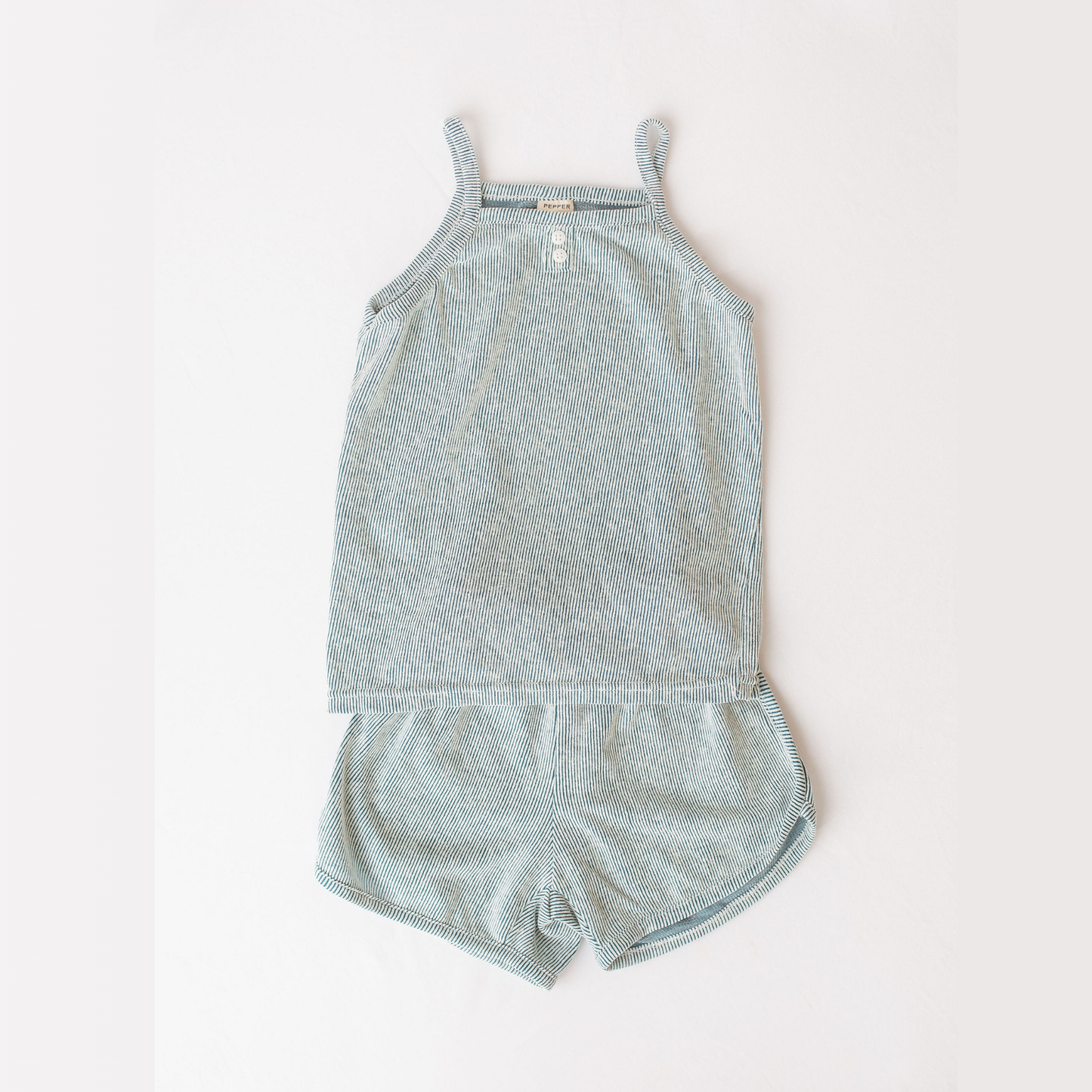 Summer Sleeveless Ribbed Set