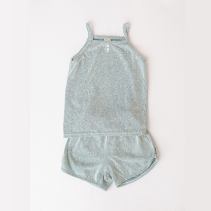 Summer Sleeveless Ribbed Set