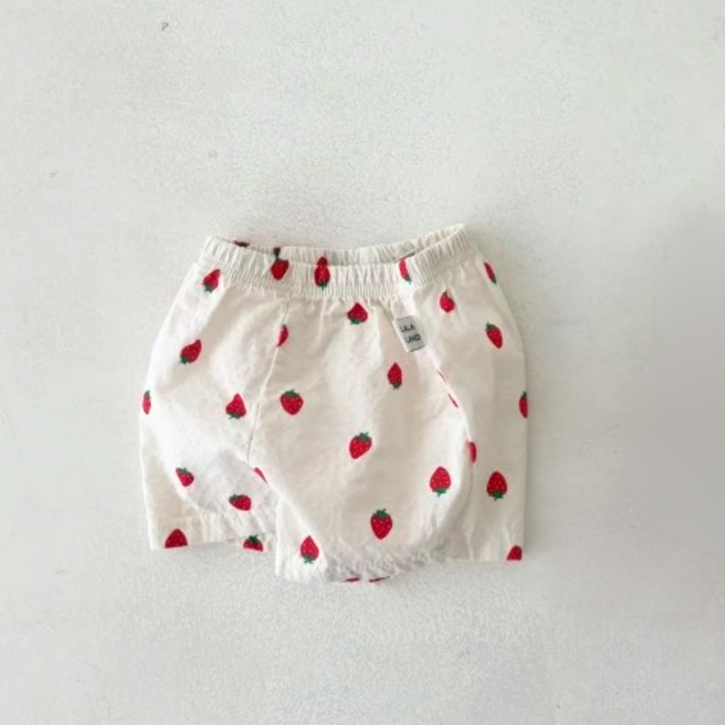 Strawberry Print Summer Shorts